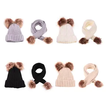 2pcs/set Cute Kids Boys Girls Stripe Print Pompom Knitted Fleece Cap Scarf Casual Decoration Accessories Gift
2pcs/set Cute Kids Boys Girls Stripe Print Pompom Knitted Fleece Cap Scarf Casual Decoration Accessories Gift