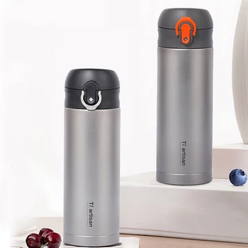 Tiartisan 400ml Outdoor Titanium Kettle Double Wall Vacuume Water Bottle Ring Small Neck Kettle Camping Hiking Drinking Ta8396
Tiartisan 400ml Outdoor Titanium Kettle Double Wall Vacuume Water Bottle Ring Small Neck Kettle Camping Hiking Drinking Ta8396