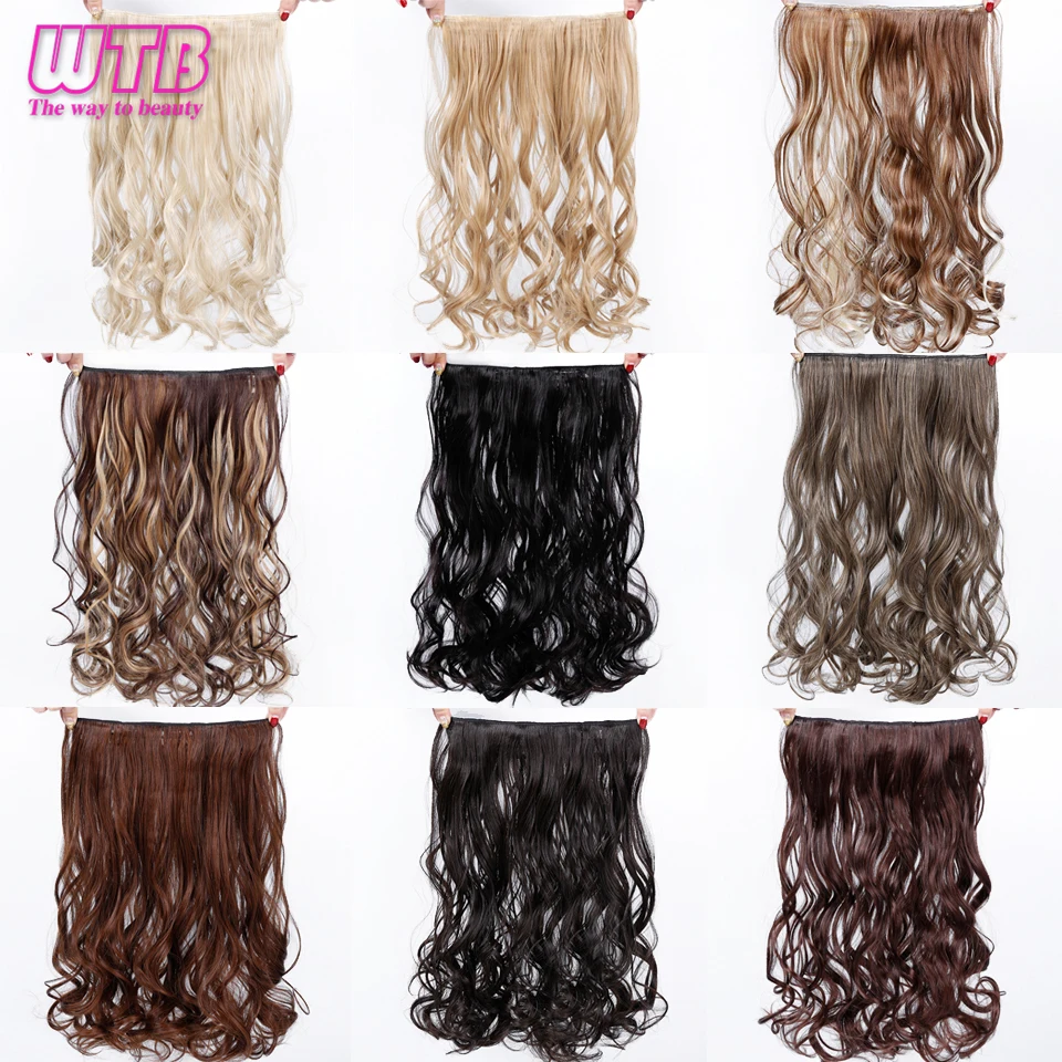 WTB Lady Synthetic Wavy Long 5 Clip in Hair Extensions Long 5 Clip in Wavy Synthetic Hair Extension for Women
WTB Lady Synthetic Wavy Long 5 Clip in Hair Extensions Long 5 Clip in Wavy Synthetic Hair Extension for Women
