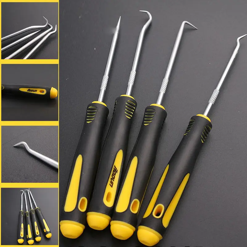 4PCS O-Ring Oil Seal Removal Tools Set Good Quality Scraper Hook Pick Up Tool Puller Rubber Screwdriver Hand DIY Hand Tools
4PCS O-Ring Oil Seal Removal Tools Set Good Quality Scraper Hook Pick Up Tool Puller Rubber Screwdriver Hand DIY Hand Tools