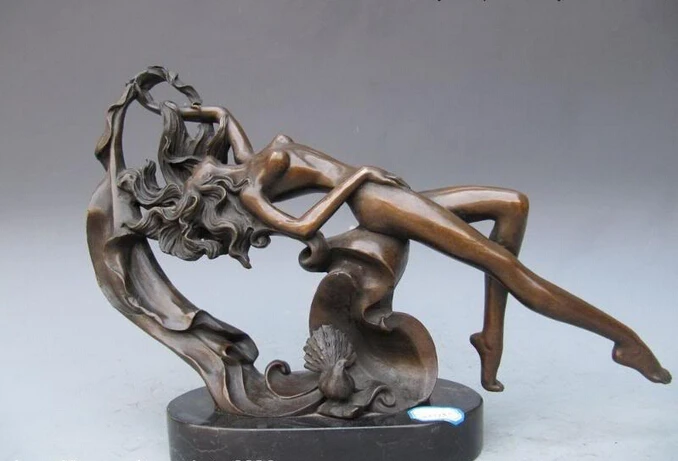 fast shipping USPS to USA S0632 Western Art Pure Bronze recumbency nude belle Sculpture on Base Marble
fast shipping USPS to USA S0632 Western Art Pure Bronze recumbency nude belle Sculpture on Base Marble