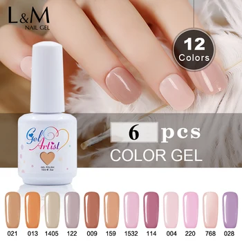 6 Pcs Gelartist Nude Color Gel LED UV Soak off UV Gel Lacquer Long Lasting Nail Gel for Easy Design Professional 15ml
6 Pcs Gelartist Nude Color Gel LED UV Soak off UV Gel Lacquer Long Lasting Nail Gel for Easy Design Professional 15ml