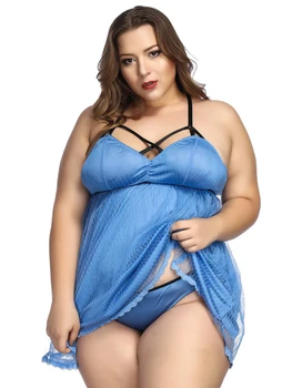 Plus Size Women Sexy Babydoll Lingerie See Through Cross Backless Underwear Cosplay Lingerie Mini Sheer Transparent 4XL Lenceria
Plus Size Women Sexy Babydoll Lingerie See Through Cross Backless Underwear Cosplay Lingerie Mini Sheer Transparent 4XL Lenceria