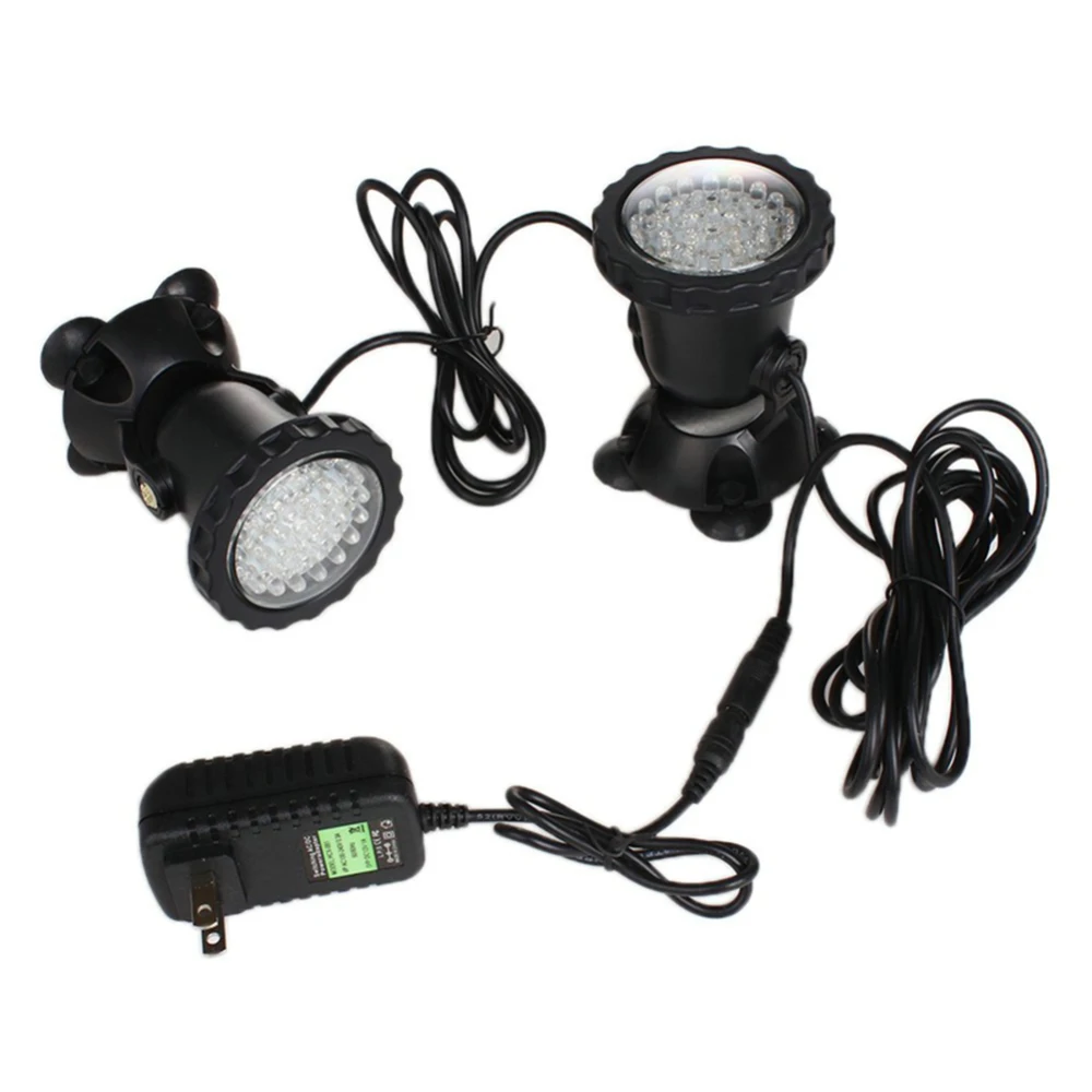 2Pcs Waterproof RGB 36 LED Underwater Spot Light For Swimming Pool Fountains Pond Water Garden Aquarium Fish Tank Spotlight Lamp
2Pcs Waterproof RGB 36 LED Underwater Spot Light For Swimming Pool Fountains Pond Water Garden Aquarium Fish Tank Spotlight Lamp