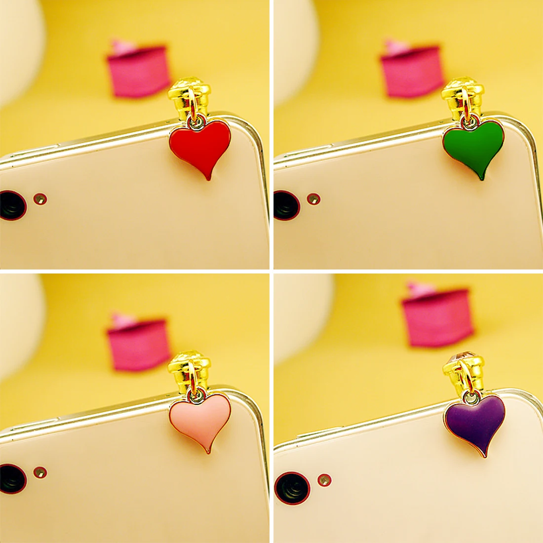 Marsnaska Mini 3.5mm Earphone Jack Heart shanpe Cellphone Audio Headphone Anti Crown Dust Plug for Phone 3.5 AUX port Stopper
Marsnaska Mini 3.5mm Earphone Jack Heart shanpe Cellphone Audio Headphone Anti Crown Dust Plug for Phone 3.5 AUX port Stopper