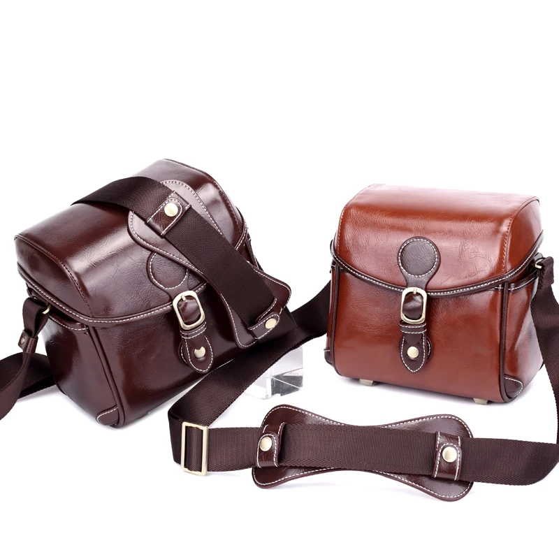 Photography PU leather Retro Camera DV Bag for Canon Nikon Sony Samsung JVC fashion Waterproof Vintage Bags
Photography PU leather Retro Camera DV Bag for Canon Nikon Sony Samsung JVC fashion Waterproof Vintage Bags