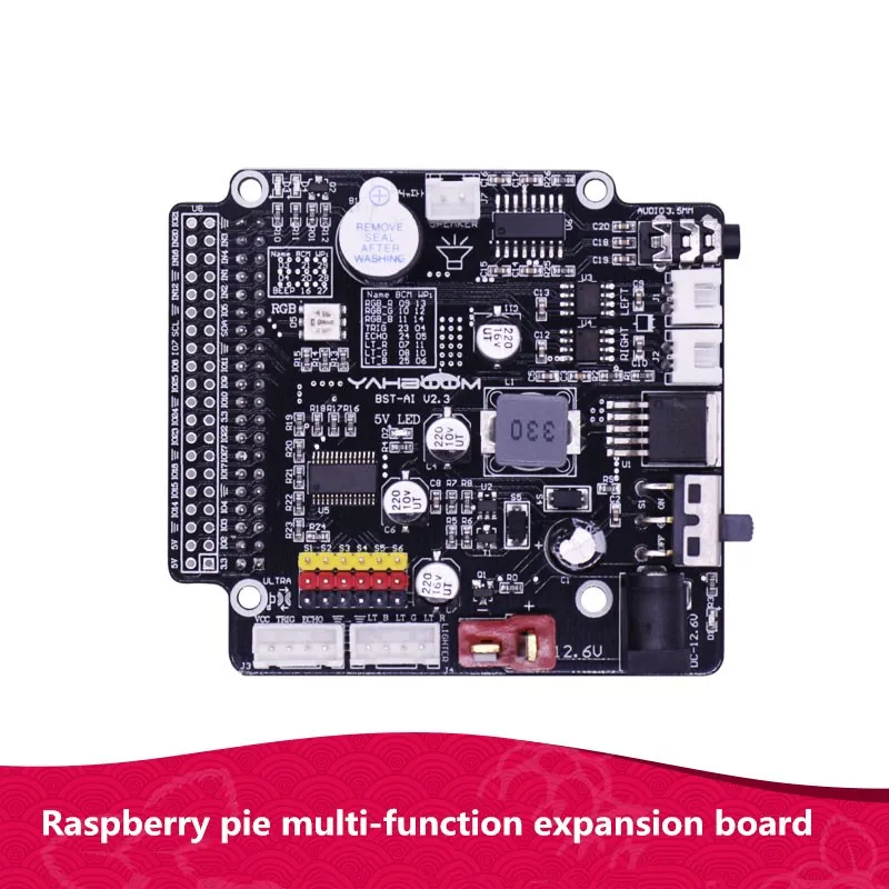 Фото Raspberry pie extension board GPIO voice broadcast motor drive development AI vision robot smart car | Игрушки и хобби