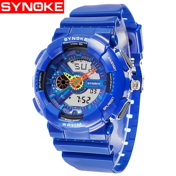 SYNOKE Children Sports Watches Fashion LED Quartz Digital Watch Boys Girls Kids 50M Waterproof Wristwatches For Kids Boys Gift
SYNOKE Children Sports Watches Fashion LED Quartz Digital Watch Boys Girls Kids 50M Waterproof Wristwatches For Kids Boys Gift