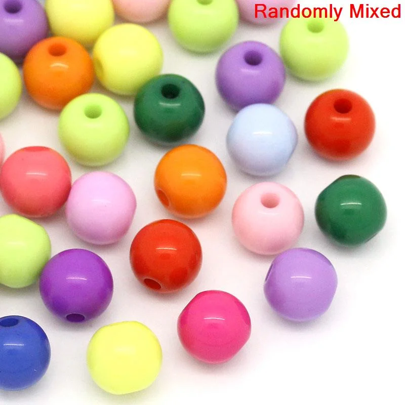 Doreen Box hot- Acrylic Spacer Beads Round Ball Mixed 8mm Dia,Hole:Approx 1.9mm,300PCs (B27610)
Doreen Box hot- Acrylic Spacer Beads Round Ball Mixed 8mm Dia,Hole:Approx 1.9mm,300PCs (B27610)