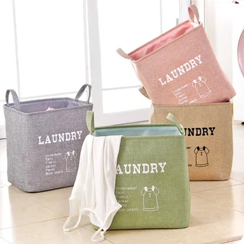 Foldable Cotton Linen Laundry Basket Washing Clothes Bag Hamper, Toys Sundries Storage Container Organizer with Handle
Foldable Cotton Linen Laundry Basket Washing Clothes Bag Hamper, Toys Sundries Storage Container Organizer with Handle