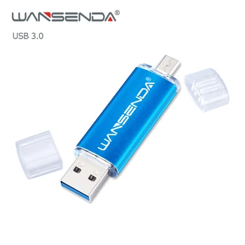 Wansenda USB 3.0 USB Flash Drives High speed Pendrive 256GB 128GB 64GB 32GB 16GB Double interface OTG Pen Drive for Android/PC
Wansenda USB 3.0 USB Flash Drives High speed Pendrive 256GB 128GB 64GB 32GB 16GB Double interface OTG Pen Drive for Android/PC