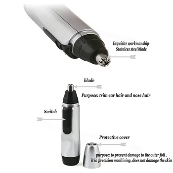 2019 Brand Top quality & Cheapest price Electric nose trimmer hair trimer for shaving & face care tool set
2019 Brand Top quality & Cheapest price Electric nose trimmer hair trimer for shaving & face care tool set