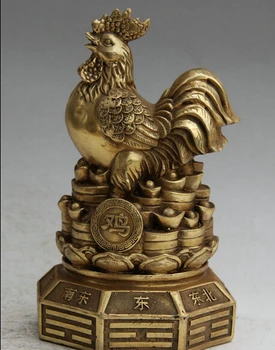 wan671022+++8" Chinese Brass Folk Wealth Feng Shui Zodiac Year Rooster Cock Statue sculpture
wan671022+++8" Chinese Brass Folk Wealth Feng Shui Zodiac Year Rooster Cock Statue sculpture