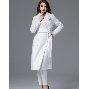 ZADORIN Wool Blends Overcoat Women Lapel Long Sleeve White Wool Coat Fashion Elegant Slim Long Winter Coats and Jackets abrigos
ZADORIN Wool Blends Overcoat Women Lapel Long Sleeve White Wool Coat Fashion Elegant Slim Long Winter Coats and Jackets abrigos