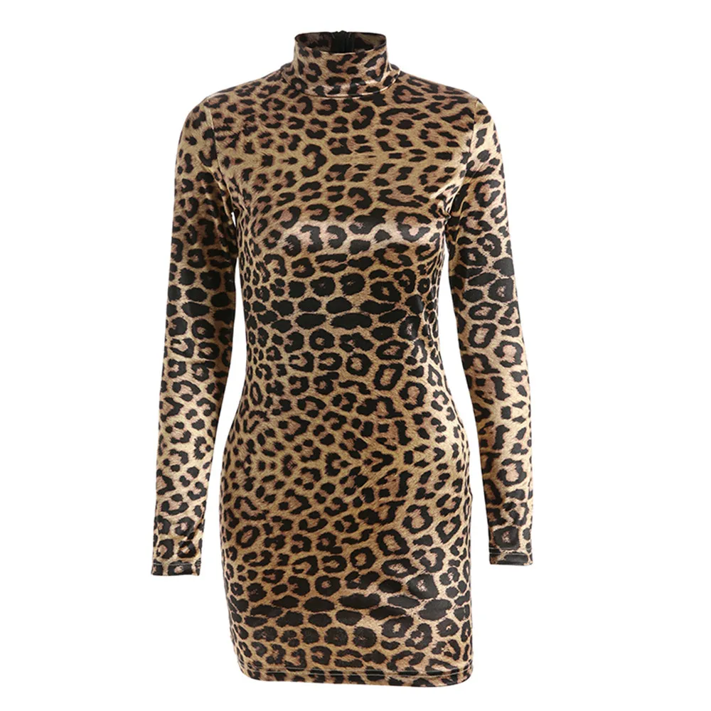 New Fashion Dresses Women Party Elegant O-Neck Formal Turtleneck Ladies Dress Leopard Sexy Slim Bag Hip Long Sleeve Dress
New Fashion Dresses Women Party Elegant O-Neck Formal Turtleneck Ladies Dress Leopard Sexy Slim Bag Hip Long Sleeve Dress