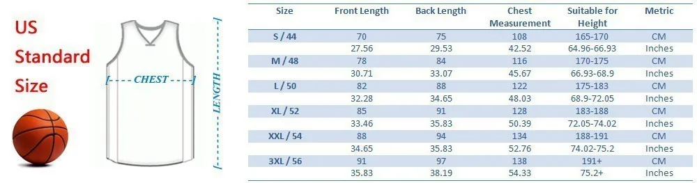 Nba Jersey Size Chart Nike