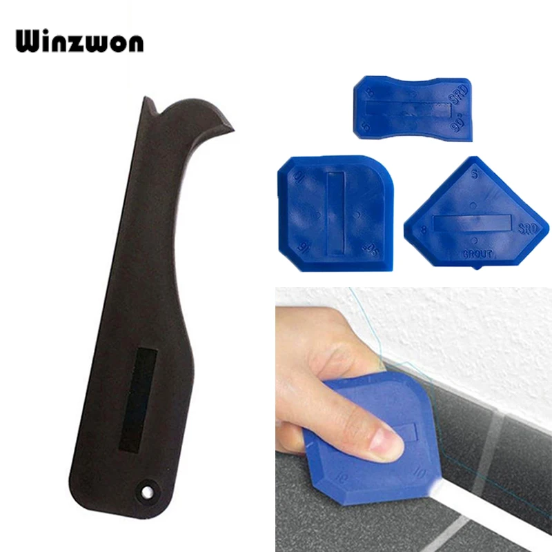 4Pcs/set Silicone Bathroom Kitchen Frames Sealant Seals Grout Remover Spreader Spatula Sealant Caulking Tool
4Pcs/set Silicone Bathroom Kitchen Frames Sealant Seals Grout Remover Spreader Spatula Sealant Caulking Tool