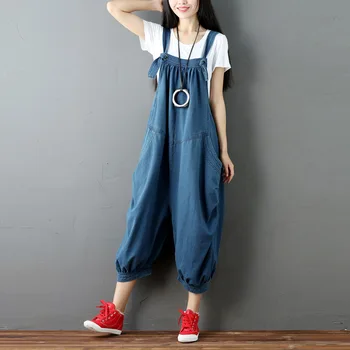 Plus Size Women Wide Leg Jumpsuit Pocket Knitted cowboy Suspenders Overalls Trousers streetwear Bib hip hop cargo pants G071201
Plus Size Women Wide Leg Jumpsuit Pocket Knitted cowboy Suspenders Overalls Trousers streetwear Bib hip hop cargo pants G071201