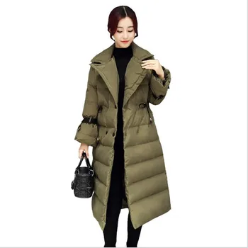 High Quality Winter Women Jackets 2018 Fashion Long Flare Sleeve Women Parkas With Belt Elegant Down Cotton Jackets Mujer CQ2791
High Quality Winter Women Jackets 2018 Fashion Long Flare Sleeve Women Parkas With Belt Elegant Down Cotton Jackets Mujer CQ2791