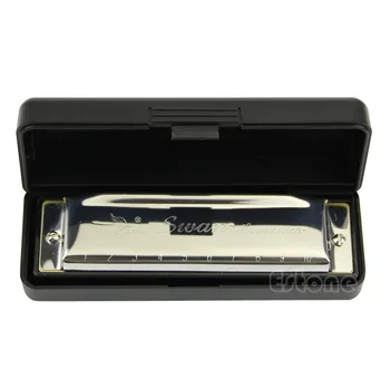 High quality timbre 10 Hole Key of C New Swan Harmonica metal reeds for Blues Rock Jazz Folk Harmonicas Silver
High quality timbre 10 Hole Key of C New Swan Harmonica metal reeds for Blues Rock Jazz Folk Harmonicas Silver
