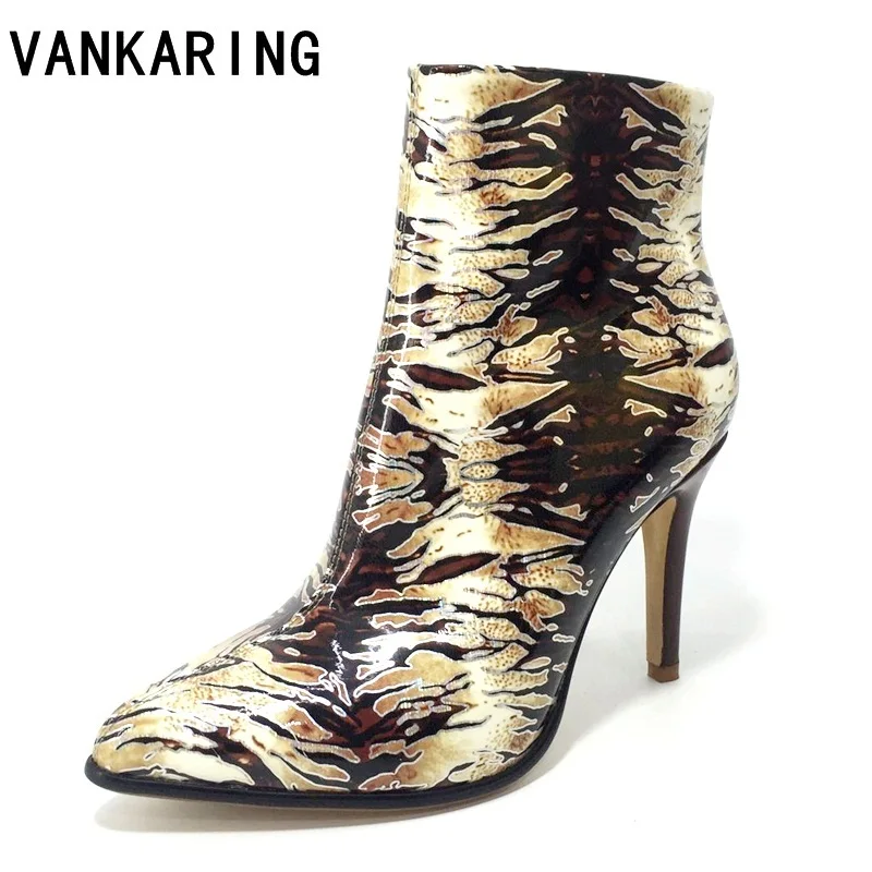 fashion printed tiger cow leather women's ankle boots pointed toe autumn winter cowboy boots high heel pumps runway snow boots
fashion printed tiger cow leather women's ankle boots pointed toe autumn winter cowboy boots high heel pumps runway snow boots