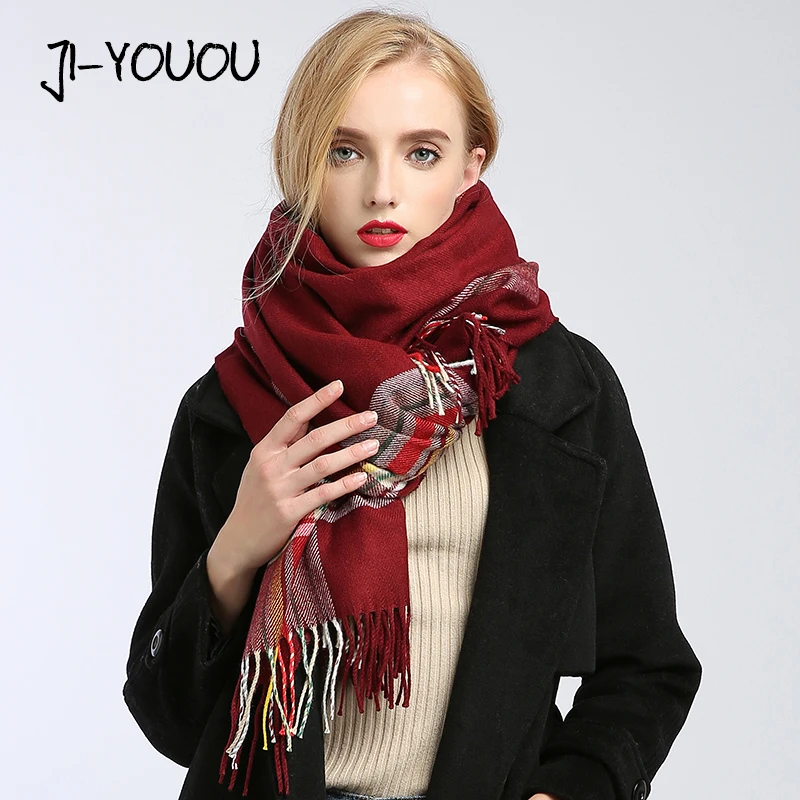winter ladies scarves women high fashion 2018 plaid scarf poncho capes crinkle hijab warm cotton long women's knit wool scarf
winter ladies scarves women high fashion 2018 plaid scarf poncho capes crinkle hijab warm cotton long women's knit wool scarf