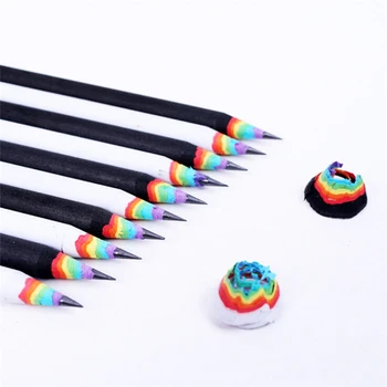 10pcs/set 2B pencil Black And White Wood Set Rainbow Pencils School Office Stationery for students home Office Organization JJ20
10pcs/set 2B pencil Black And White Wood Set Rainbow Pencils School Office Stationery for students home Office Organization JJ20
