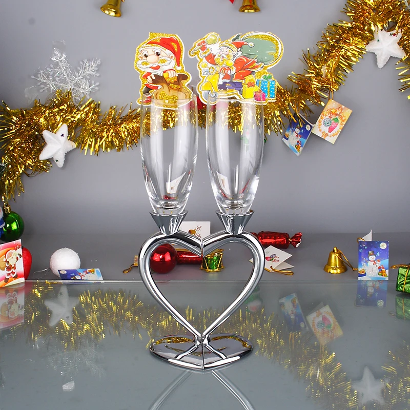 Image Free shipping 2pcs set wine glass cup for lovers club gifts crystal top grade wholesale price OH13221