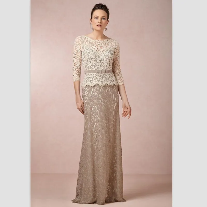 Elegant Lace Three Quarter Sleeve Long Evening Dresses Floor Length Mother Of The Bride Dresses Party Gowns
Elegant Lace Three Quarter Sleeve Long Evening Dresses Floor Length Mother Of The Bride Dresses Party Gowns