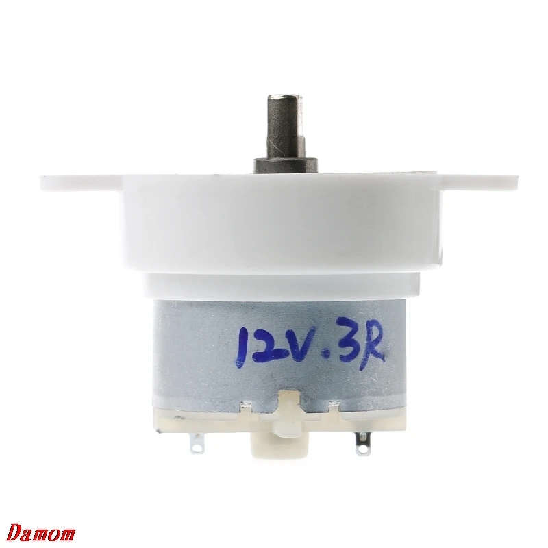 DC 12V 3 RPM High Torque Cylinder Electric Micro Motor Gearbox Slow Down Mute Damom
DC 12V 3 RPM High Torque Cylinder Electric Micro Motor Gearbox Slow Down Mute Damom
