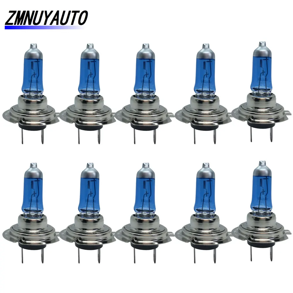 10pcs Halogen Lamp H7 55W 100W Bulbs 5000K Car Super Bright White Light Fog Lamps Auto DRL Day Running Lights 12V
10pcs Halogen Lamp H7 55W 100W Bulbs 5000K Car Super Bright White Light Fog Lamps Auto DRL Day Running Lights 12V