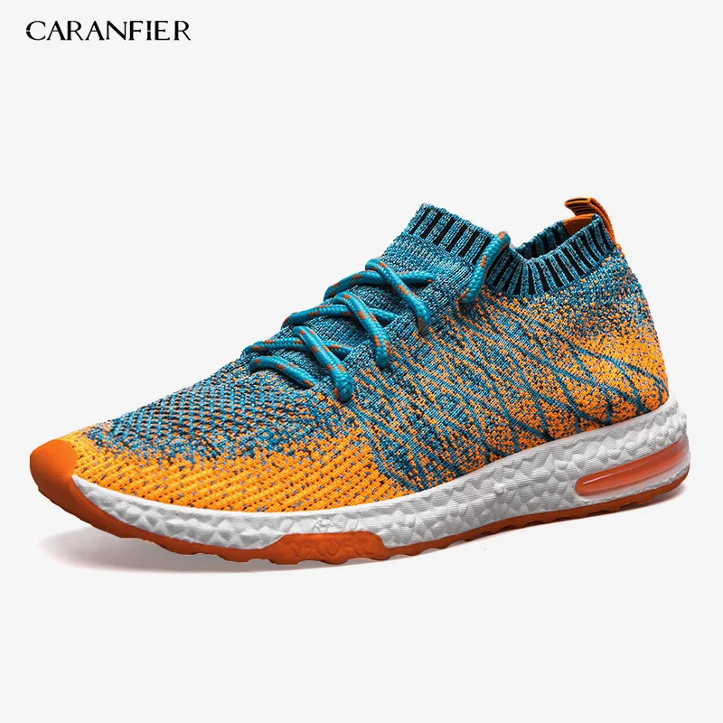 CARANFIER Men's Casual Football Shoes Flyknit Solid Breathable Round Toe Outdoor School PU Sports Shoe Plus Size 39-44 2019
CARANFIER Men's Casual Football Shoes Flyknit Solid Breathable Round Toe Outdoor School PU Sports Shoe Plus Size 39-44 2019