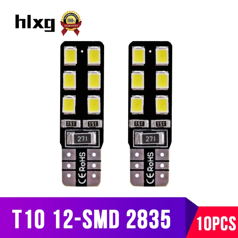 hlxg 10PCS Led W5W T10 Turn Signal Bulbs Car Clearance Lights Interior Lighting Auto Bulb Lamp Car Light Source 2835 SMD 12V
hlxg 10PCS Led W5W T10 Turn Signal Bulbs Car Clearance Lights Interior Lighting Auto Bulb Lamp Car Light Source 2835 SMD 12V