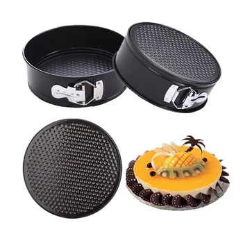 3 Pcs/set Non-stick Cake Pan with Buckle Round Cake Mold 8 Inch/9 Inch/10 Inch High Temperature Oven Bottom Mold
3 Pcs/set Non-stick Cake Pan with Buckle Round Cake Mold 8 Inch/9 Inch/10 Inch High Temperature Oven Bottom Mold