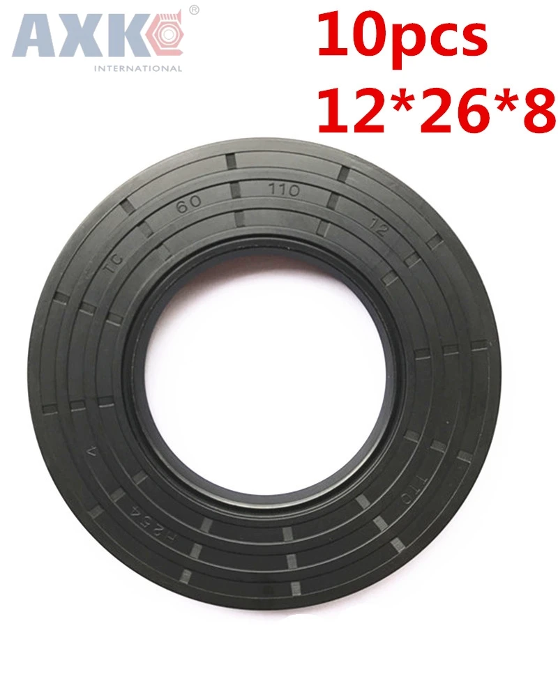 AXK 10 шт. TC12x26x8, каркасный масляный уплотнитель, фотометрический Нитриловый каучук
AXK 10 шт. TC12x26x8, каркасный масляный уплотнитель, фотометрический Нитриловый каучук