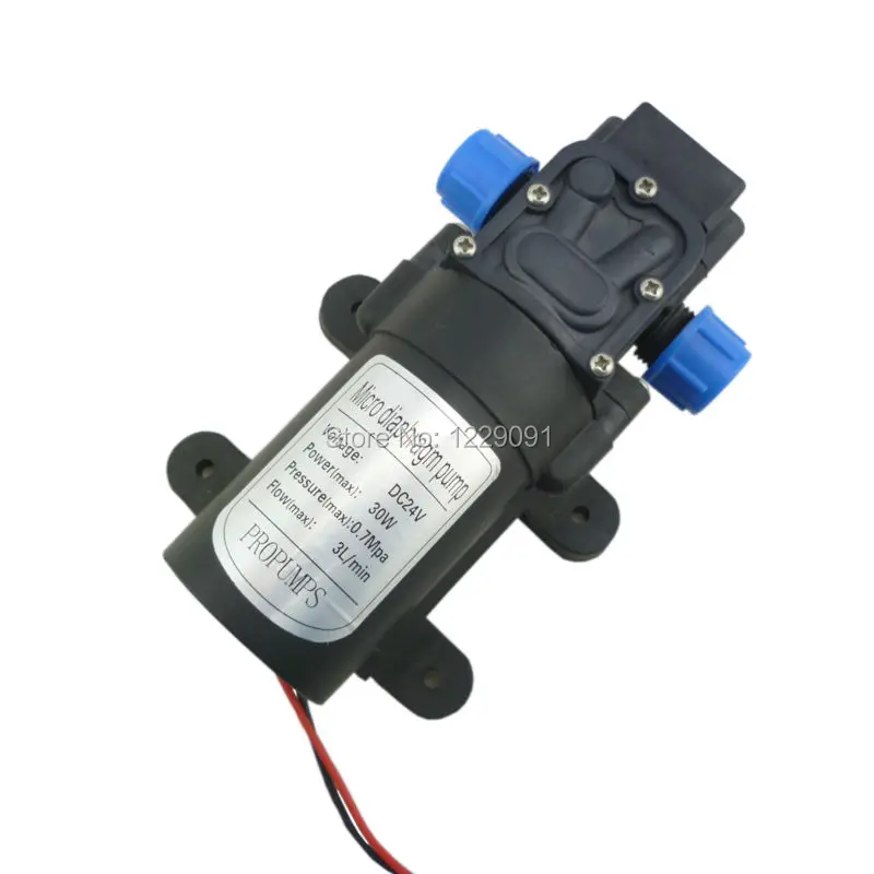 Return valve type 30W 3L/min High Pressure self priming diaphragm water pump 24v
Return valve type 30W 3L/min High Pressure self priming diaphragm water pump 24v