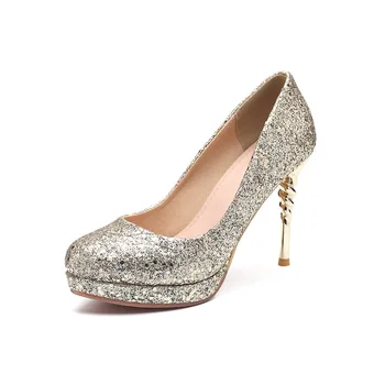 19 years spring new ultra high with fine with shallow mouth sequins wedding shoe 33-43
19 years spring new ultra high with fine with shallow mouth sequins wedding shoe 33-43