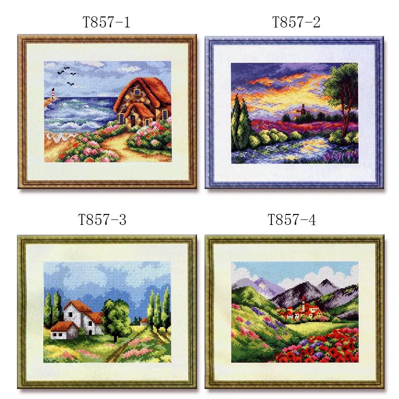 Fishxx Cross Stitch T857 Spring Landscape Pastoral Four Pattern Hand Embroidery Kit
Fishxx Cross Stitch T857 Spring Landscape Pastoral Four Pattern Hand Embroidery Kit
