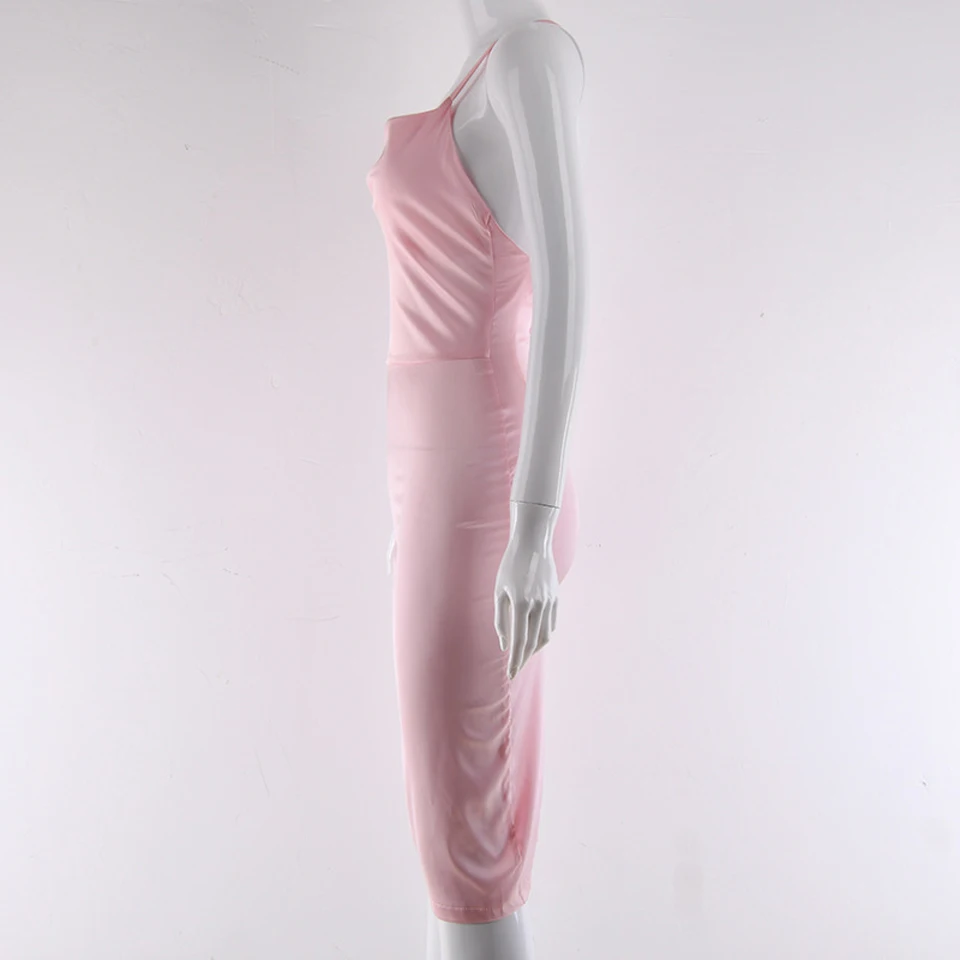 Satin Midi Dress (43)