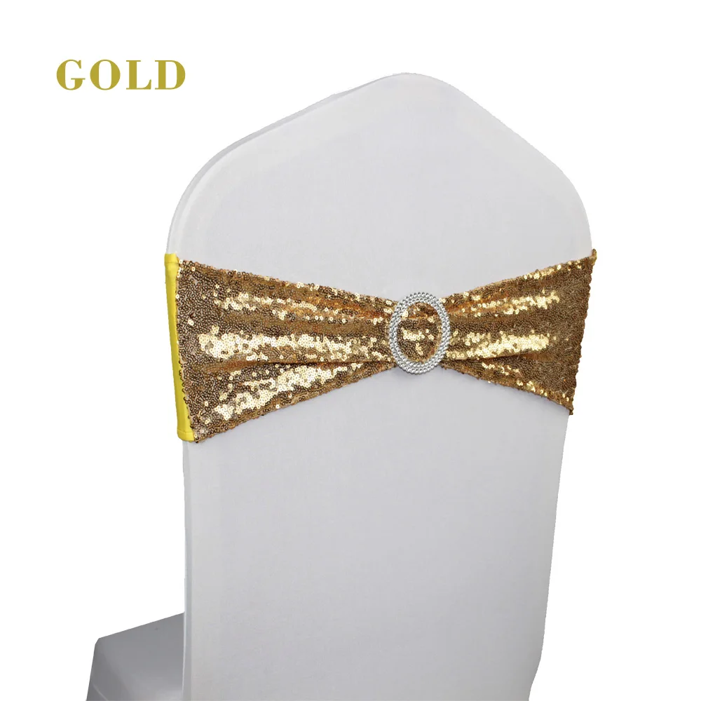 50pcs/lot Wedding Party Decoration Embroidered Gold/Silver Dense Sequin Chair Sash Band Elastic Hotel Banquet Chair Back Decor
50pcs/lot Wedding Party Decoration Embroidered Gold/Silver Dense Sequin Chair Sash Band Elastic Hotel Banquet Chair Back Decor