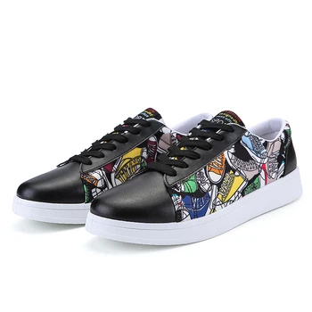 Men Shoes PU Casual Adult Black White Shoes Mens Krasovki Spring Autumn Lace Up Men Tenis Fashion Sneakers School Shoes Cheap
Men Shoes PU Casual Adult Black White Shoes Mens Krasovki Spring Autumn Lace Up Men Tenis Fashion Sneakers School Shoes Cheap