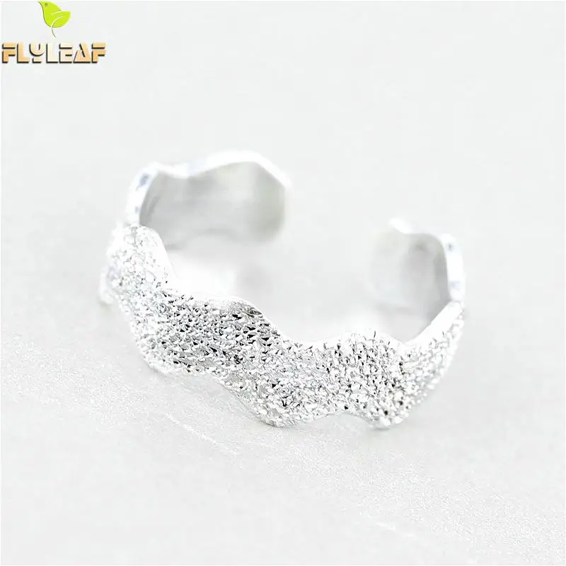 Flyleaf 2018 Autumn New Shelves Simple Wave Matte Open Rings For Women 925 Sterling Silver Jewellery
Flyleaf 2018 Autumn New Shelves Simple Wave Matte Open Rings For Women 925 Sterling Silver Jewellery