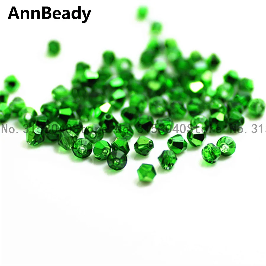 AnnBeady 100pcs New Green Color 4mm Bicone Crystal Beads Glass Beads Loose Spacer Beads DIY Jewelry Making Austria Crystal Beads
AnnBeady 100pcs New Green Color 4mm Bicone Crystal Beads Glass Beads Loose Spacer Beads DIY Jewelry Making Austria Crystal Beads