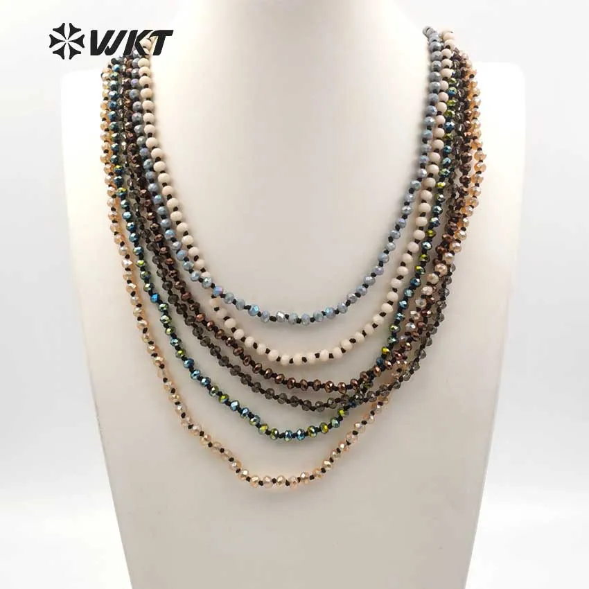 WT-N1114 WKT Female Jewellery For Gift 28 Inch Women Necklaces Classic Round Shape Crystal Necklace Multi-optional
WT-N1114 WKT Female Jewellery For Gift 28 Inch Women Necklaces Classic Round Shape Crystal Necklace Multi-optional