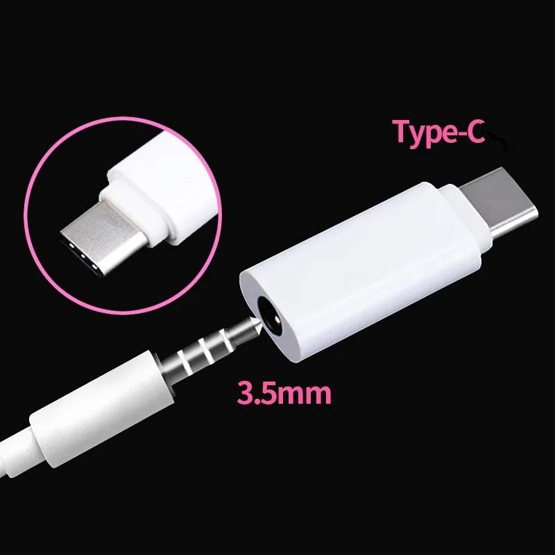 Type C to 3.5mm Earphone cable Adapter USB 3.1 Type-C USB C to 3.5 Jack Audio Aux Cable for Xiaomi Mi6 Headphone Speaker
Type C to 3.5mm Earphone cable Adapter USB 3.1 Type-C USB C to 3.5 Jack Audio Aux Cable for Xiaomi Mi6 Headphone Speaker