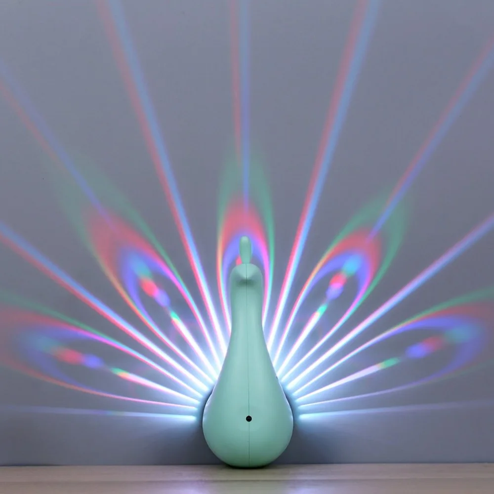 3D Creative Peacock Lamp Wall Lamp Remote control LED Projection Night Light Colorful Usb Night Light Led Wall Lamp For Bedroom
3D Creative Peacock Lamp Wall Lamp Remote control LED Projection Night Light Colorful Usb Night Light Led Wall Lamp For Bedroom