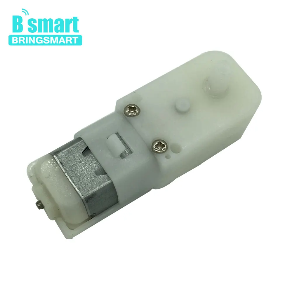 Bringsmart JGF-130 Micro Dc Gear Motor Ratio 1:226 Electric Reducer Motor 6V 30rpm for Toy Car Model DIY Mini Reduction Motor
Bringsmart JGF-130 Micro Dc Gear Motor Ratio 1:226 Electric Reducer Motor 6V 30rpm for Toy Car Model DIY Mini Reduction Motor