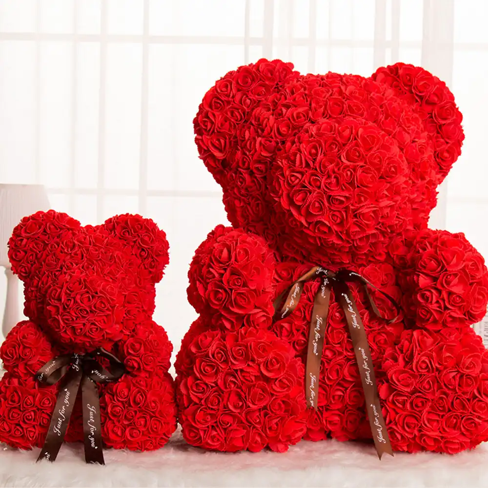 rose bear valentines day