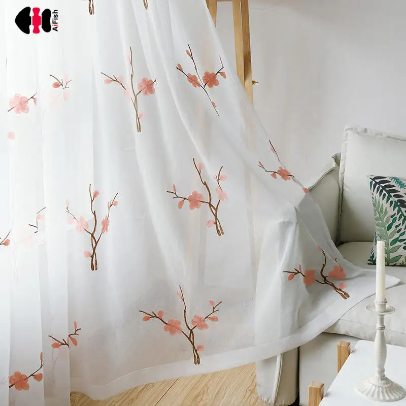Classical Chinese Plum Embroidered Curtains For Living Room Rural Countryside Delicate New Home Decoration Window Gauze JS50C
Classical Chinese Plum Embroidered Curtains For Living Room Rural Countryside Delicate New Home Decoration Window Gauze JS50C