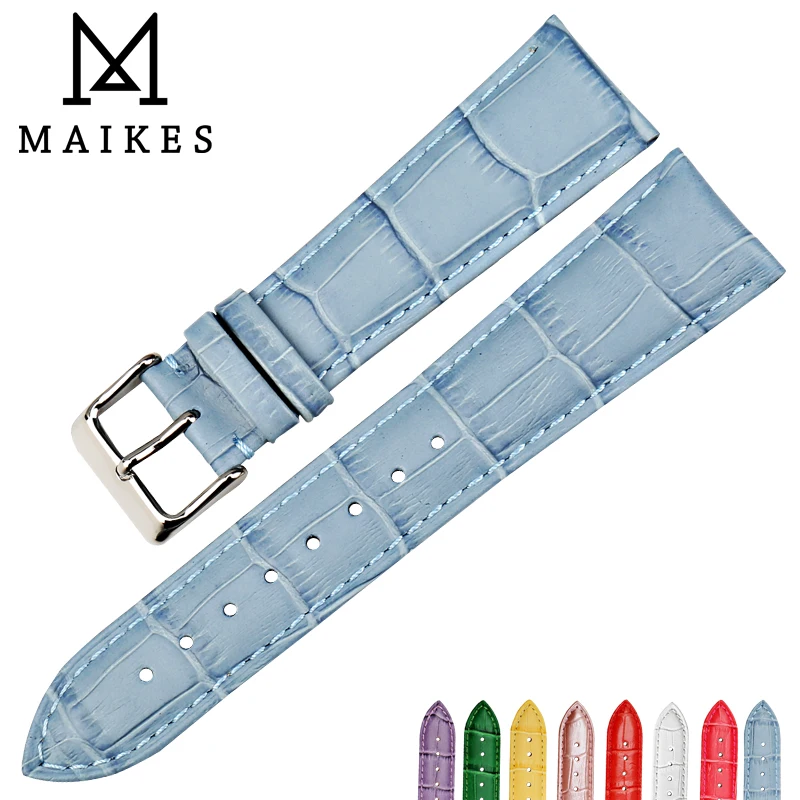 MAIKES New Arrival Colorful 12mm-20mm Watch Bands Slub pattern Sky Blue Watchbands Thin Genuine Leather Watch Strap Bracelets
MAIKES New Arrival Colorful 12mm-20mm Watch Bands Slub pattern Sky Blue Watchbands Thin Genuine Leather Watch Strap Bracelets